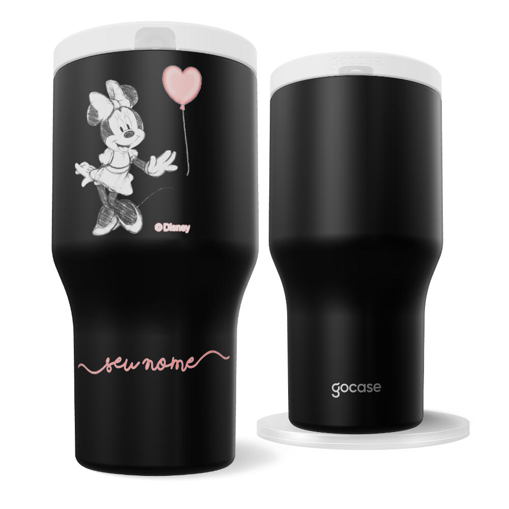 Copo Térmico Daily - Mickey & Amigos  - Mickey & Minnie Coração