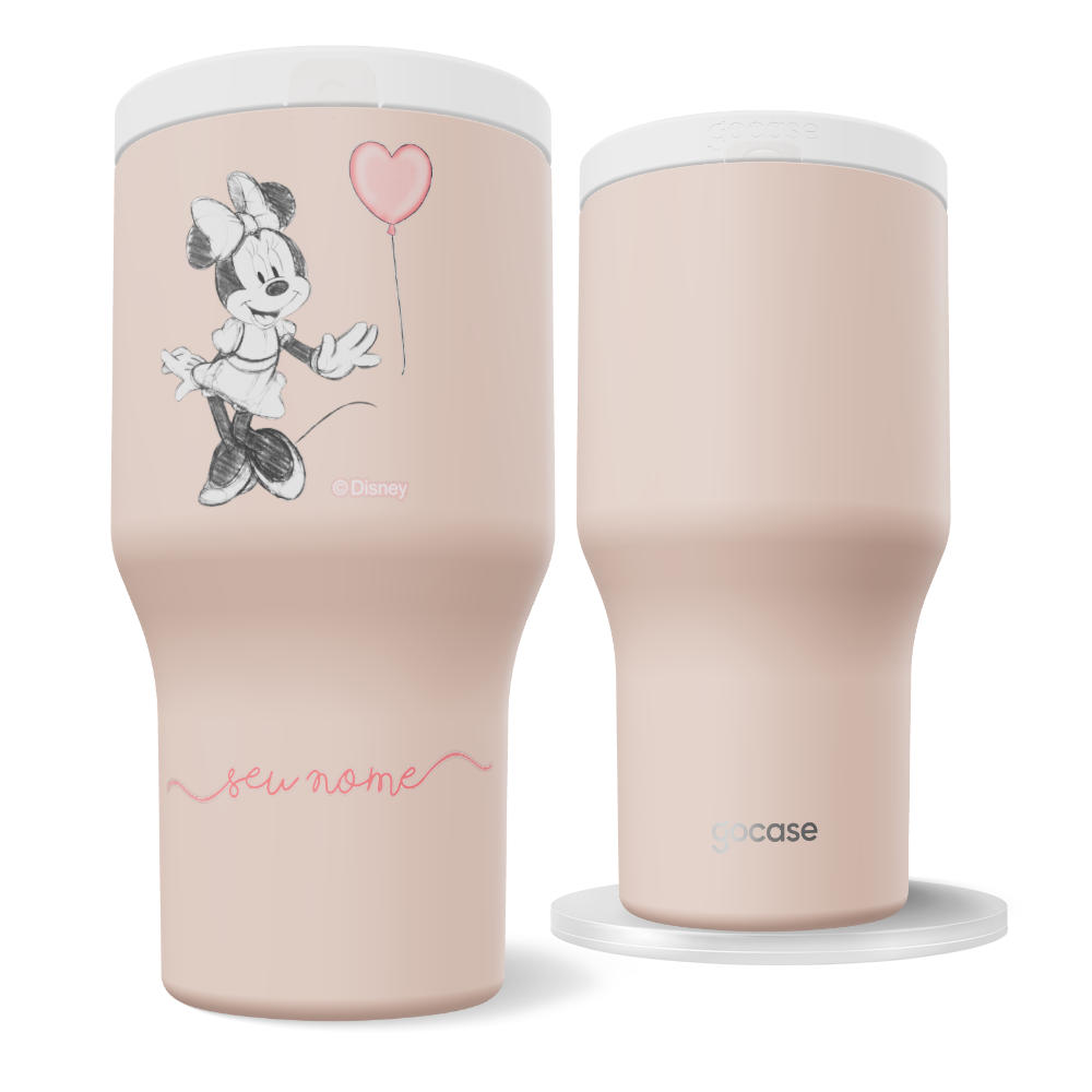 Copo Térmico Daily - Mickey & Amigos  - Mickey & Minnie Coração