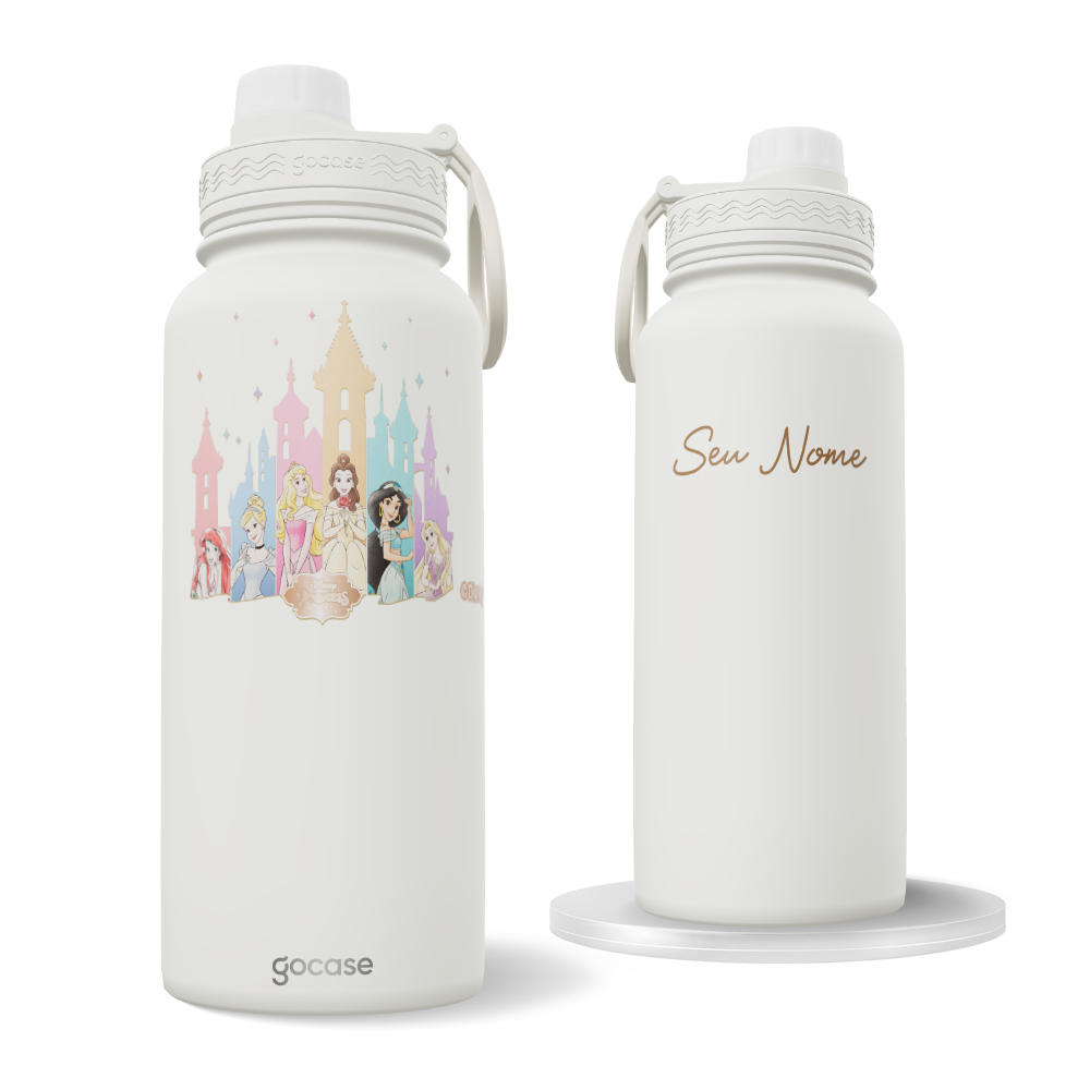 Copo Térmico Daily - Princesas - Paleta Castelo Encantado