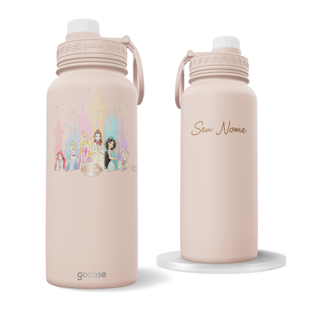 Copo Térmico Daily - Princesas - Paleta Castelo Encantado