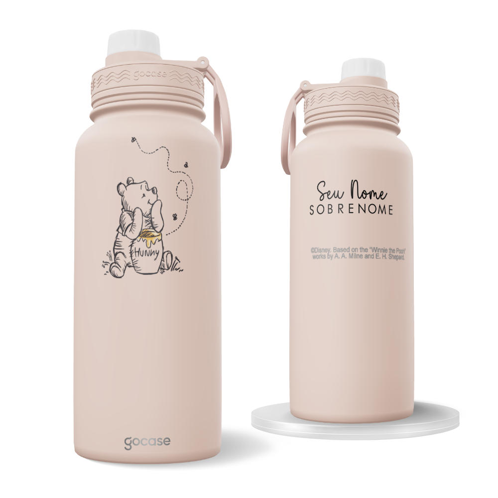 Copo Térmico Daily - Turma do Pooh - Pooh Sketch