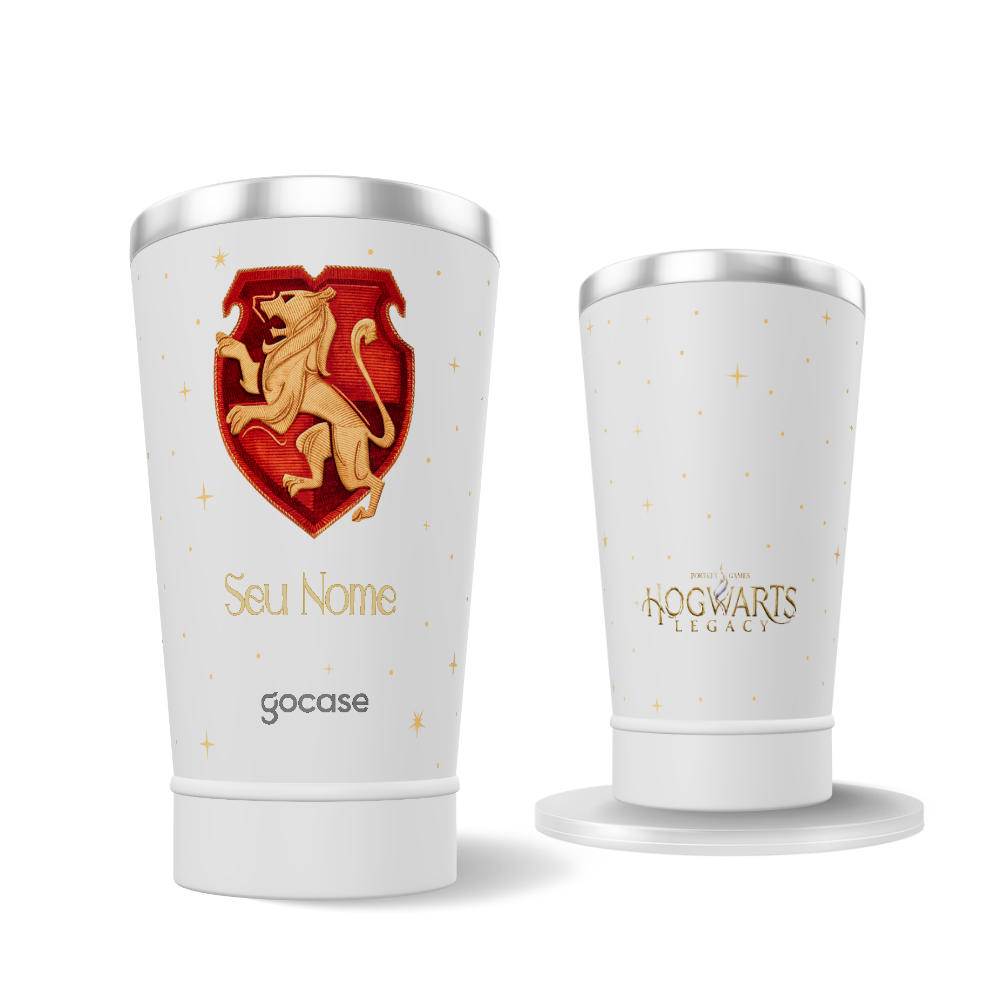 Copo Térmico + Ebook - Hogwarts Casas