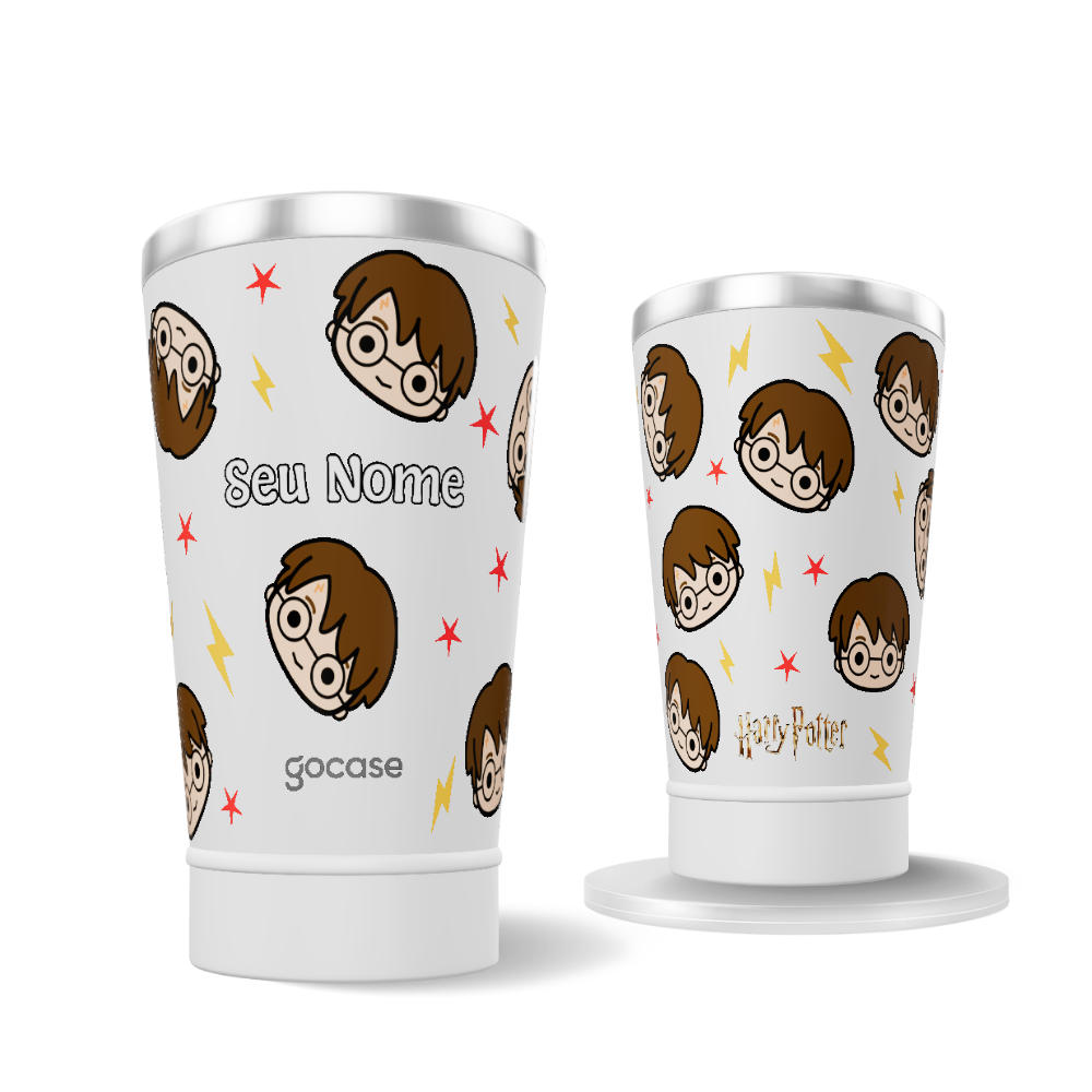 Copo Térmico + Ebook - Harry Potter - Heads Copo Térmico + Ebook - Harry Potter - Heads