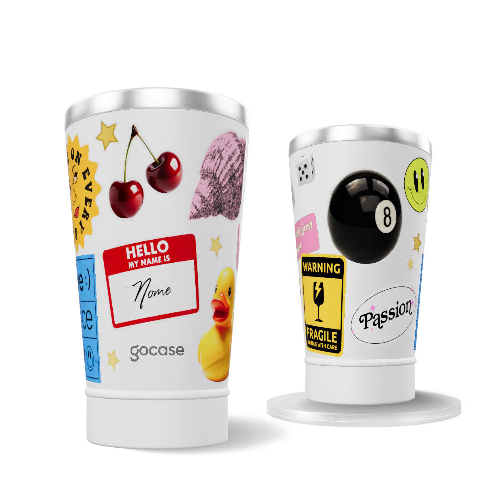 Copo Térmico + Ebook - The Coolest Stickers
