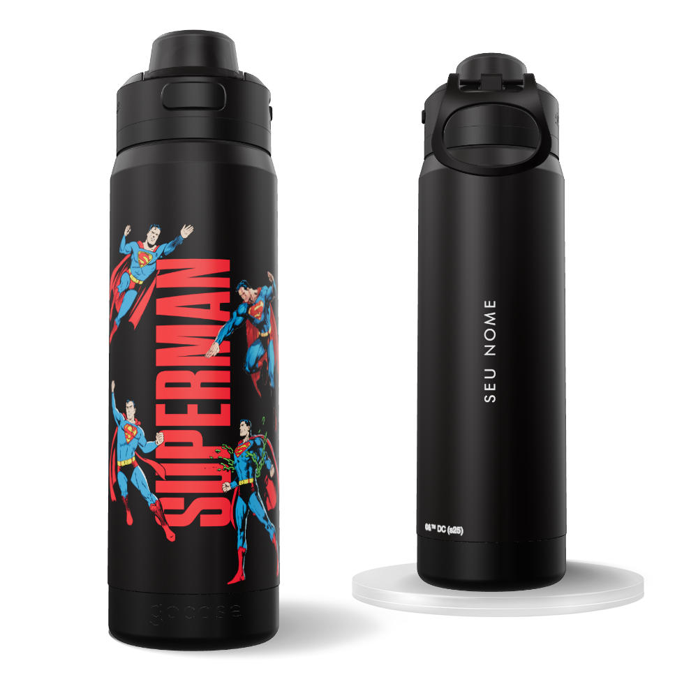 Garrafa Térmica Flip Pro - Superman - Action Comics Vibes