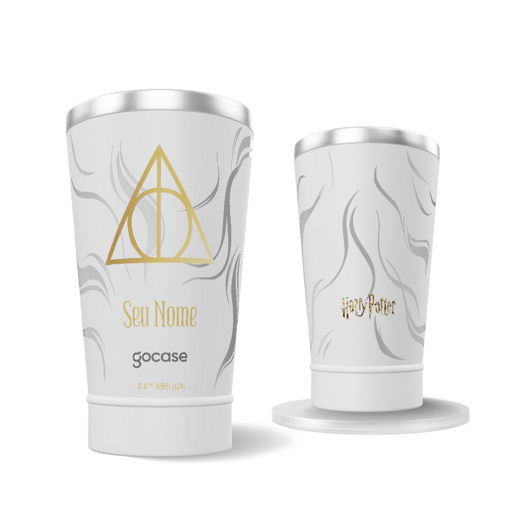 Copo Térmico + Ebook - Relíquias Minimalista Branco