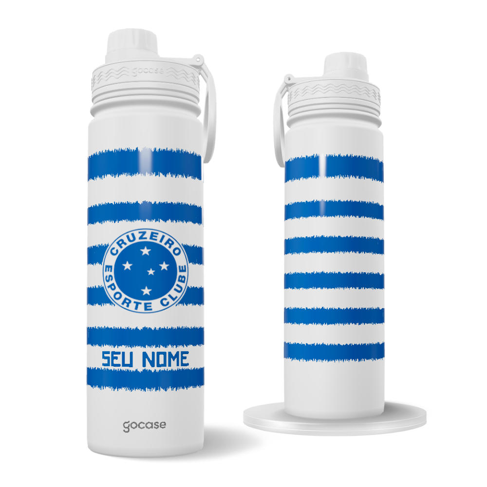 Garrafa Térmica Fresh + Ebook - Cruzeiro - Uniforme 2 2025