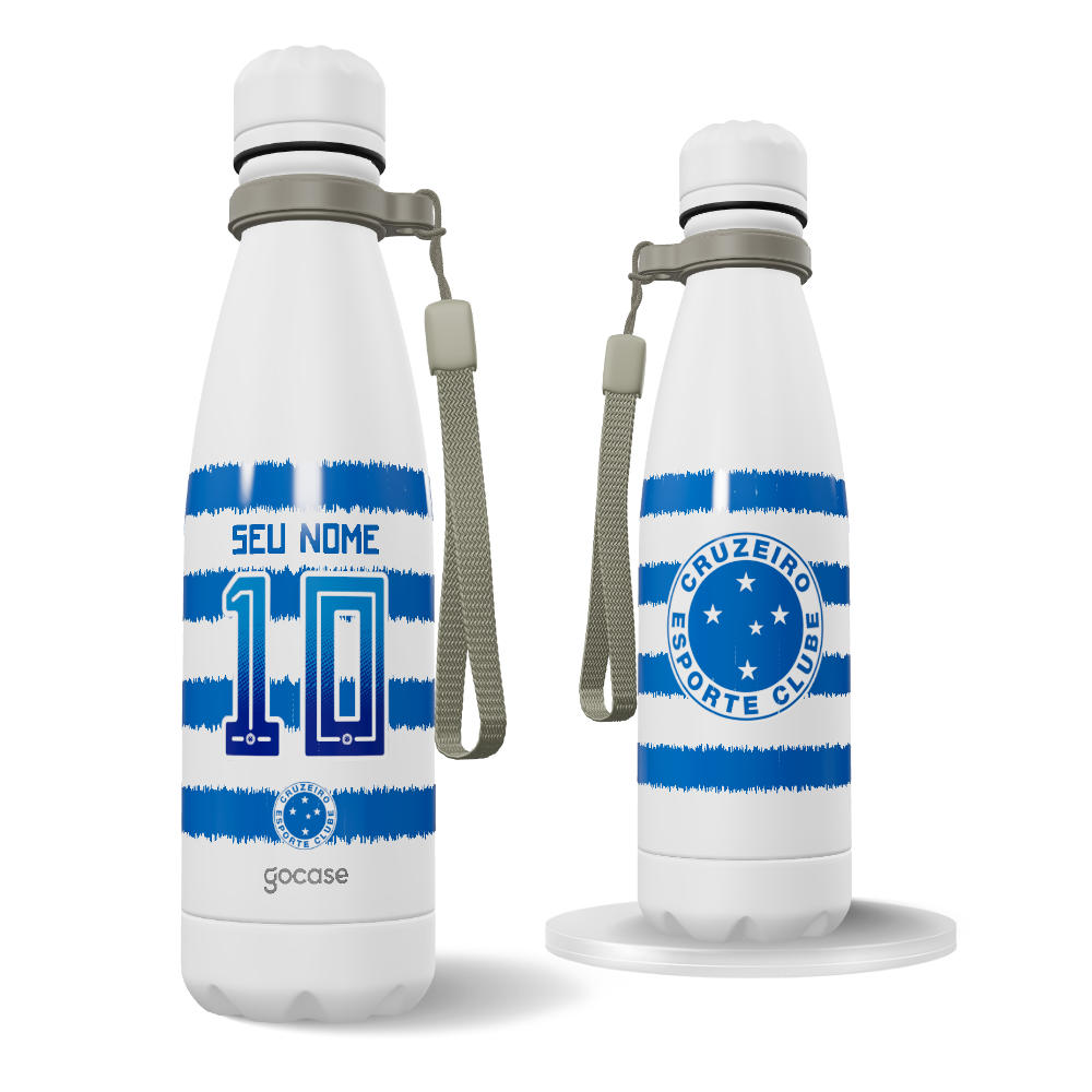 Garrafa Térmica Urban + Ebook -  Cruzeiro - Uniforme 2 2025 P