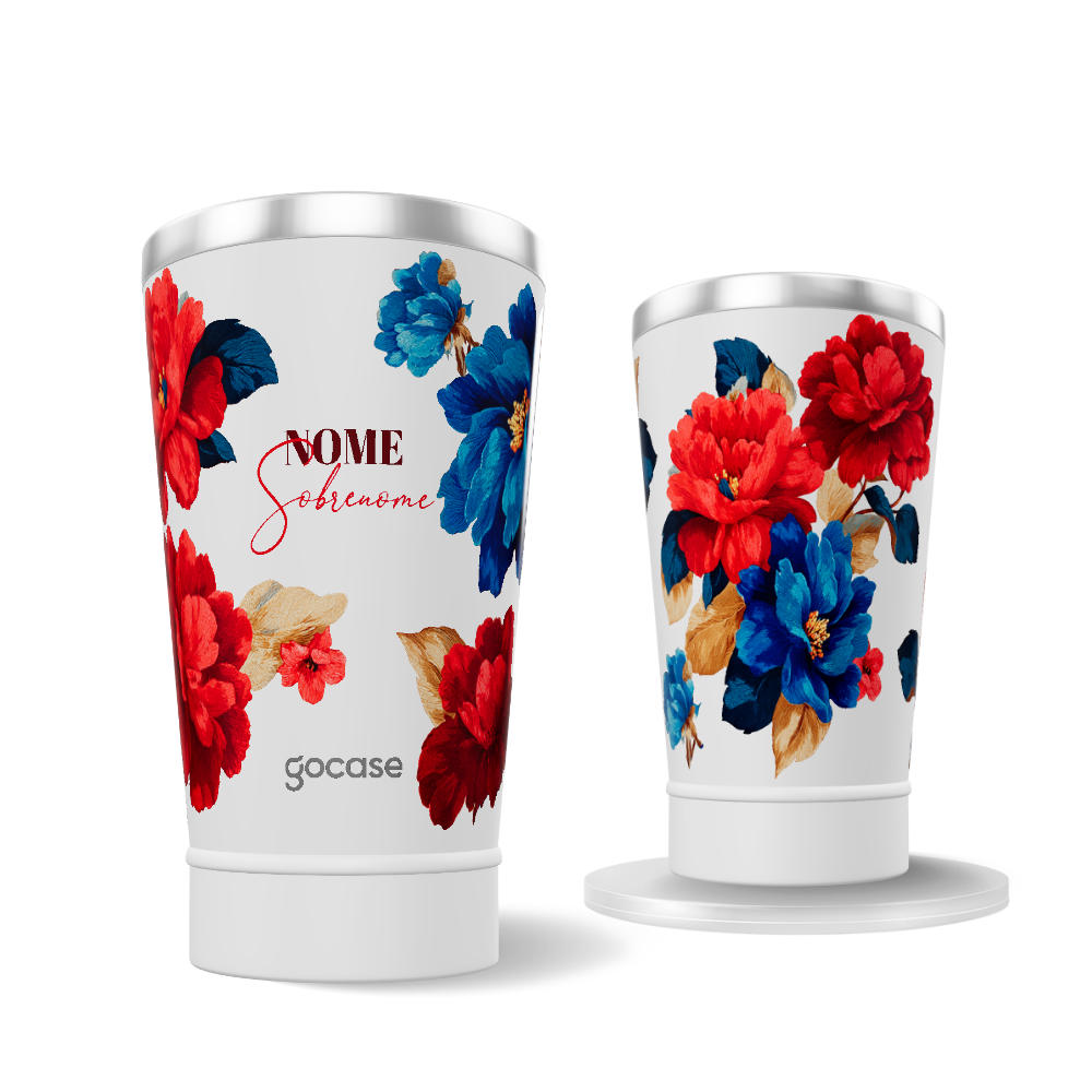 Copo Térmico - Botânico Bordado