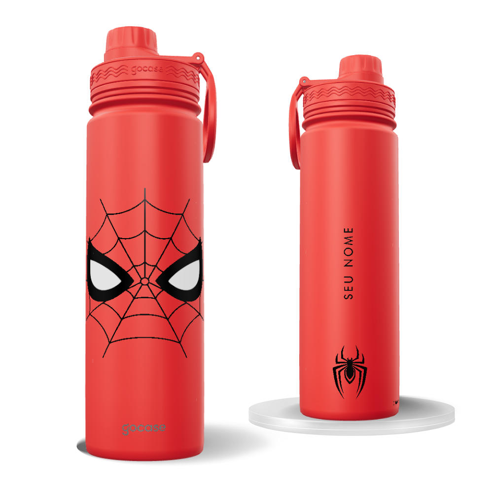 Garrafa Térmica Fresh + Ebook - Homem-Aranha - Peter's Mask