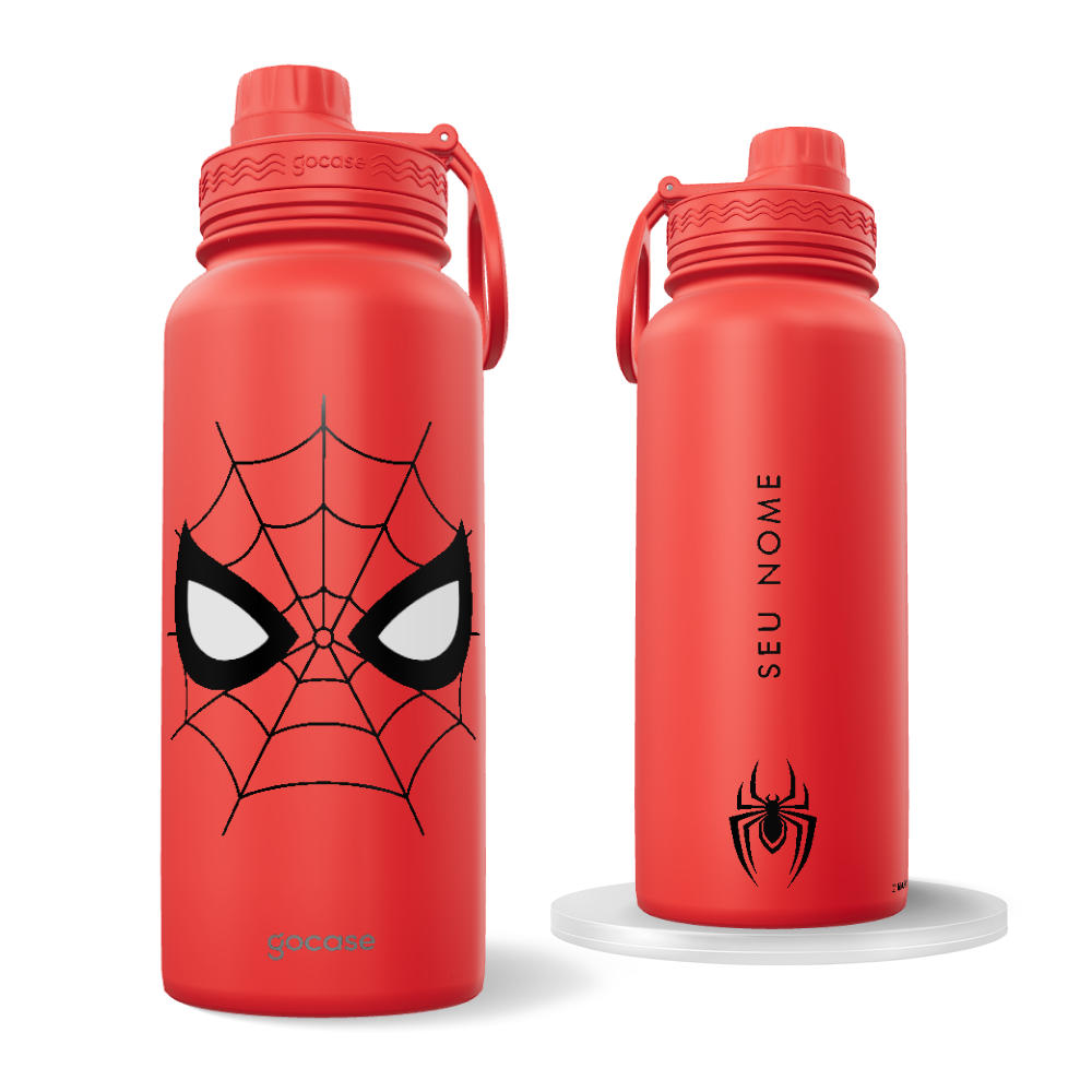 Garrafa Térmica Fresh + Ebook - Homem-Aranha - Peter's Mask