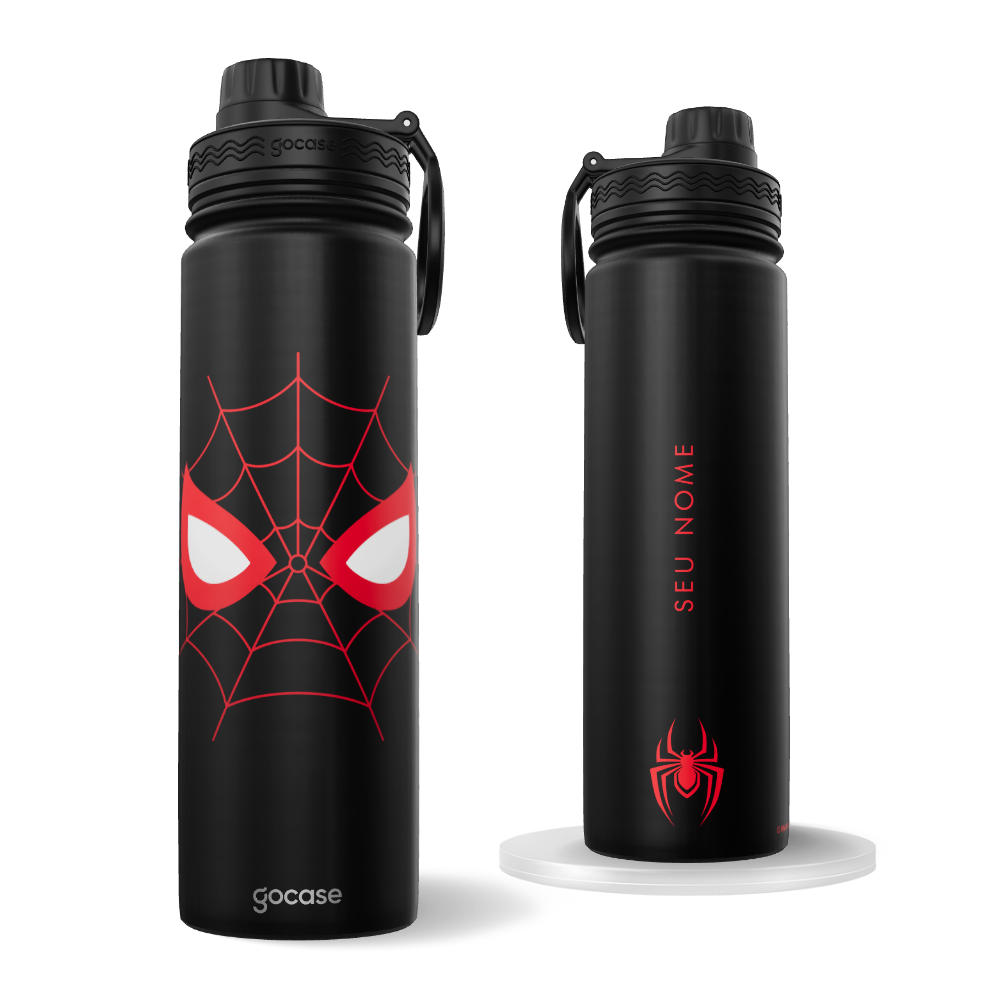 Garrafa Térmica Fresh + Ebook - Homem-Aranha - Miles's Mask