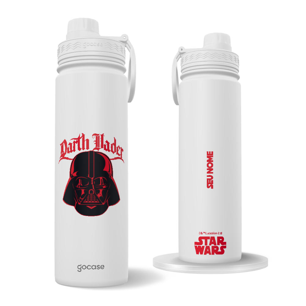 Garrafa Térmica Fresh + Ebook - Star Wars - Red Light - Darth Vader