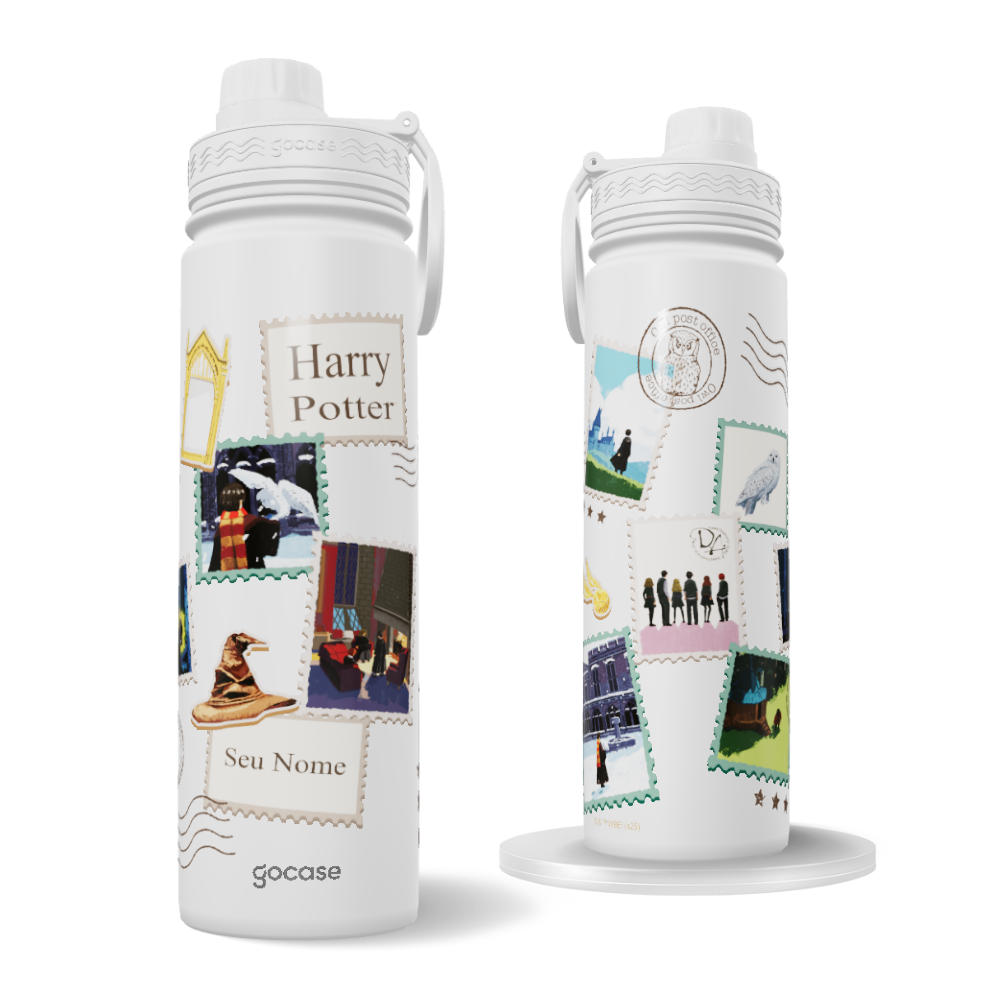 Garrafa Térmica Fresh + Ebook - Harry Potter - Cartões Postais