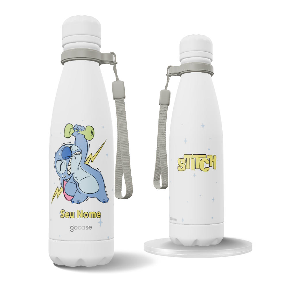 Garrafa Térmica Urban + Ebook - Lilo & Stitch - Academia