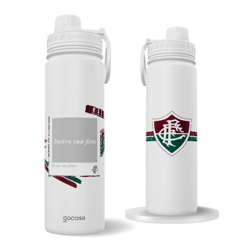 Garrafa Térmica Fresh + Ebook - Fluminense Amor em Campo