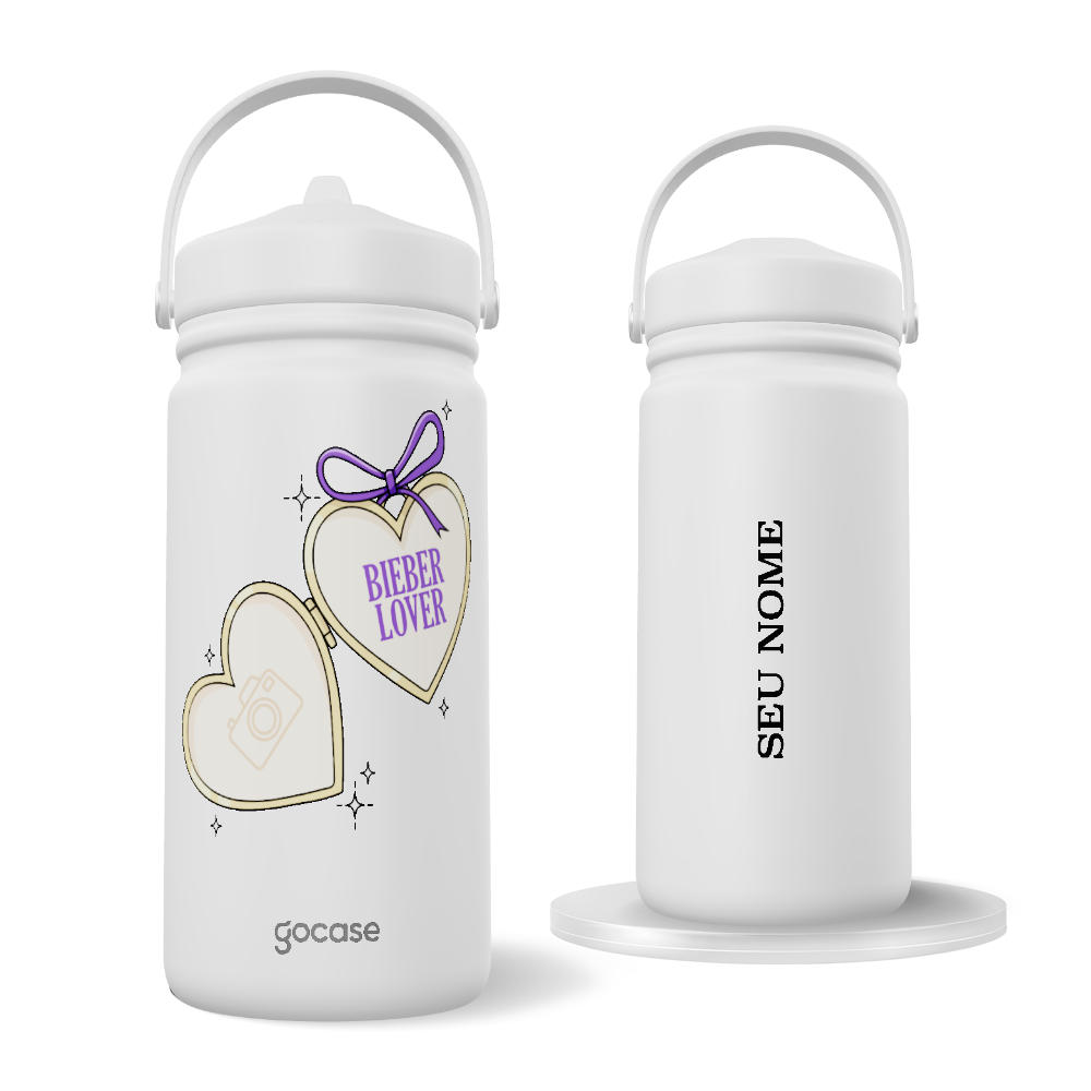 Garrafa Térmica Mini -  Bieber - Lover