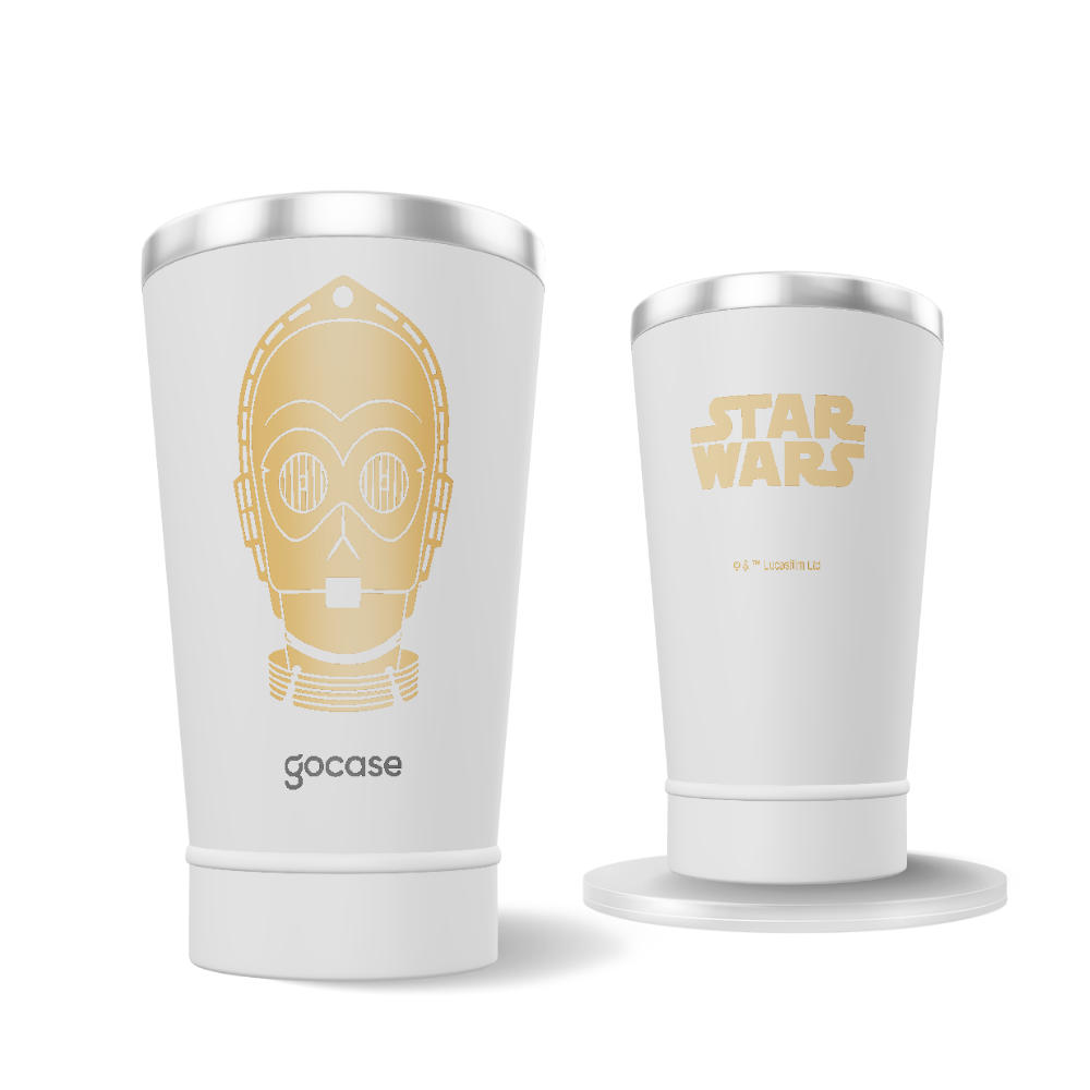 Copo Térmico + Ebook - Star Wars - C-3PO Ícone