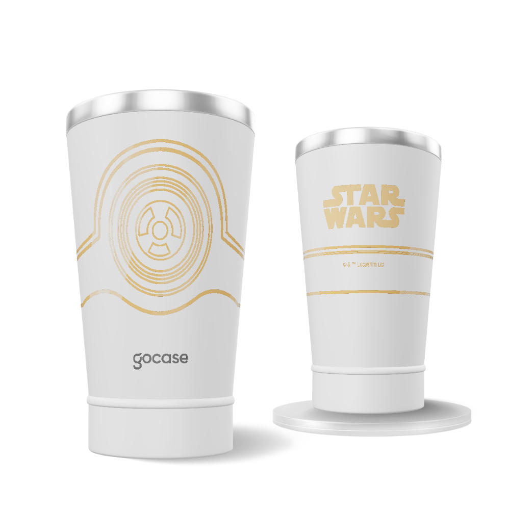 Copo Térmico + Ebook - Star Wars - C-3PO