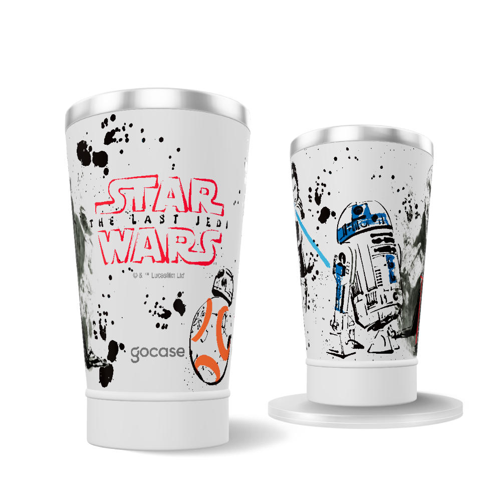Copo Térmico + Ebook - Star Wars - Watercolor