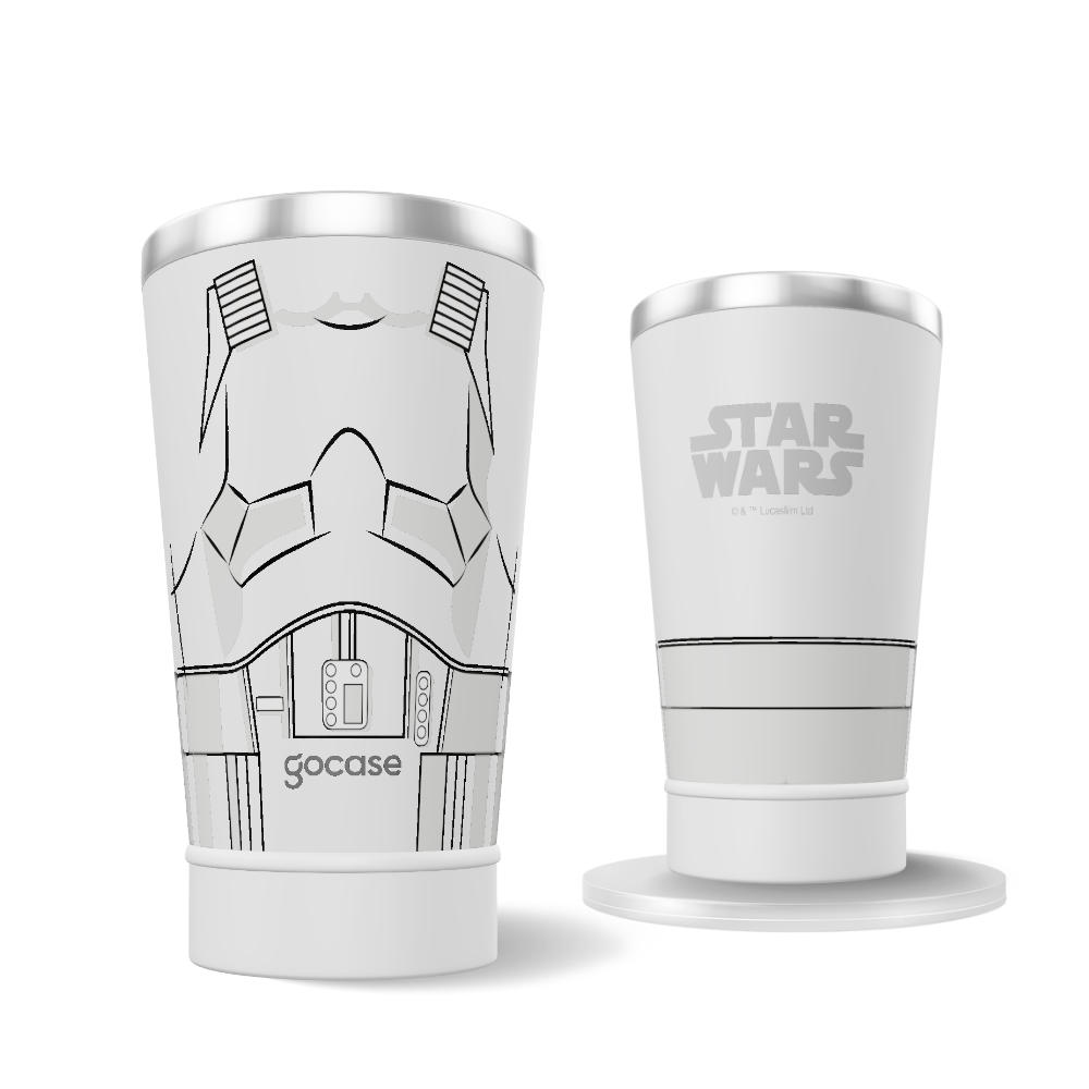 Copo Térmico + Ebook - Star Wars - Stormtrooper Uniforme
