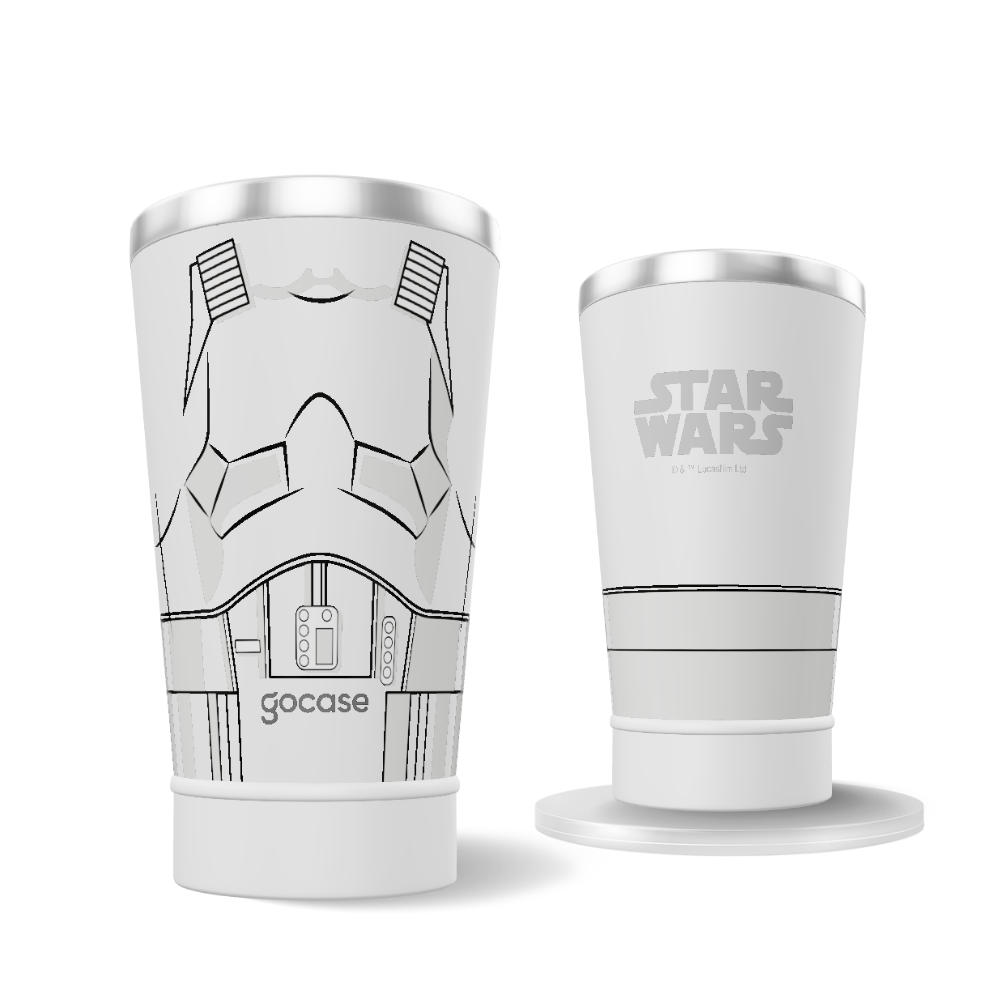 Copo Térmico + Ebook - Star Wars - Stormtrooper Uniforme