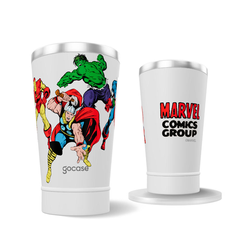 Copo Térmico + Ebook - Marvel - Comics Group