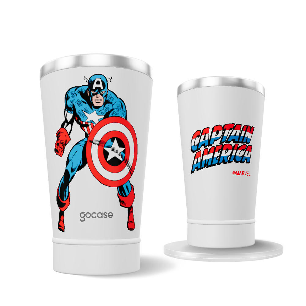 Copo Térmico + Ebook - Marvel - Resistência Heróica