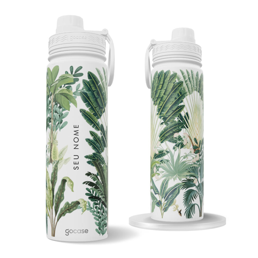 Garrafa Térmica Fresh + Ebook - Tropical Jungle