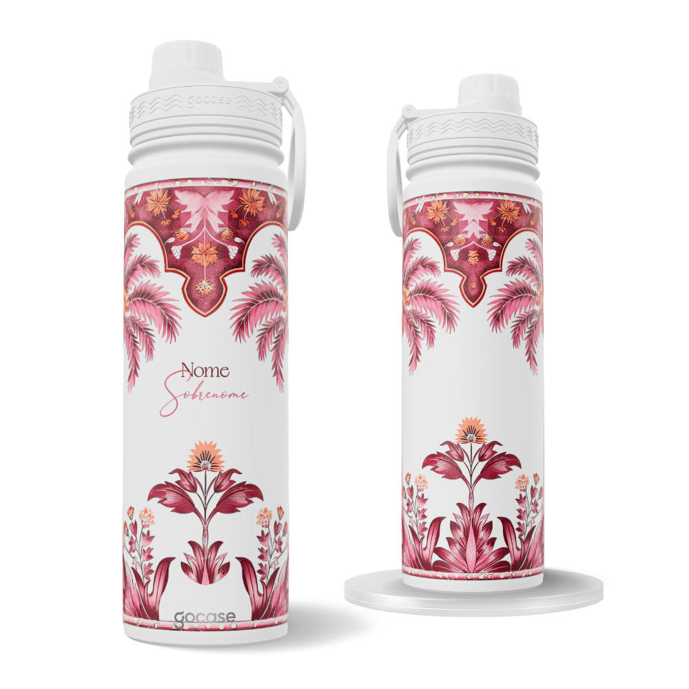 Garrafa Térmica Fresh + Ebook - Boho Tropical