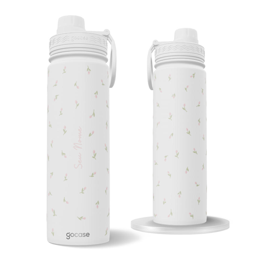 Garrafa Térmica Fresh + Ebook - Little Tulips