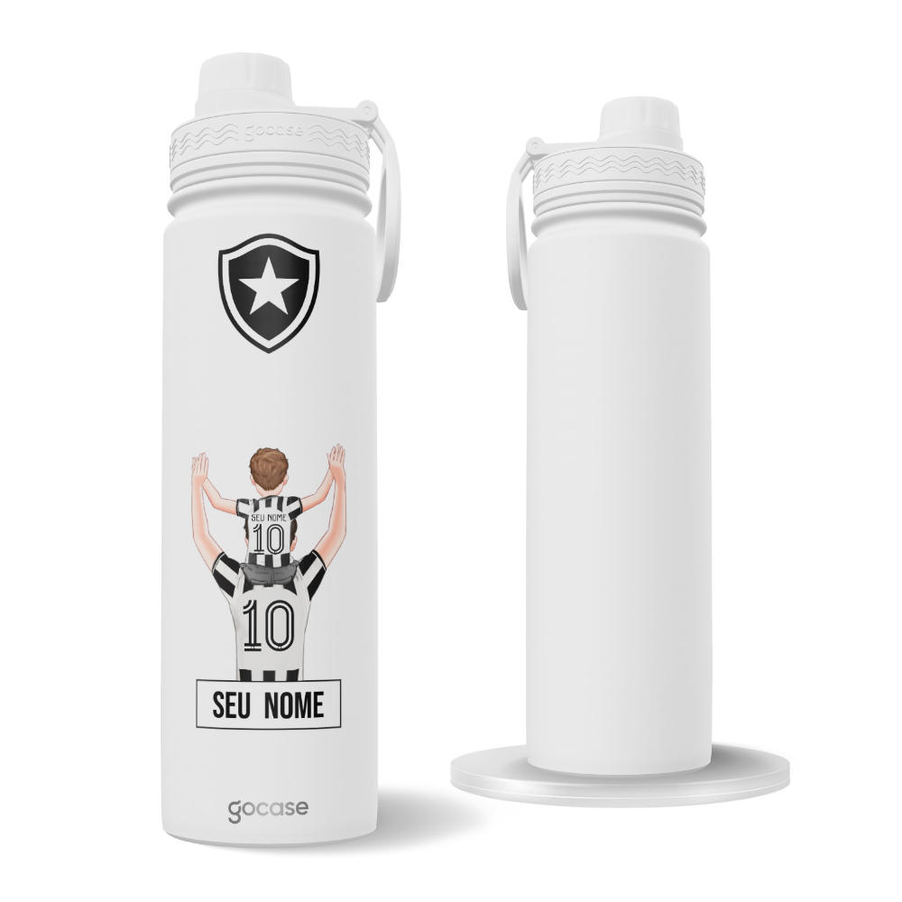 Garrafa Térmica Fresh - Botafogo -  Pai Torcedor