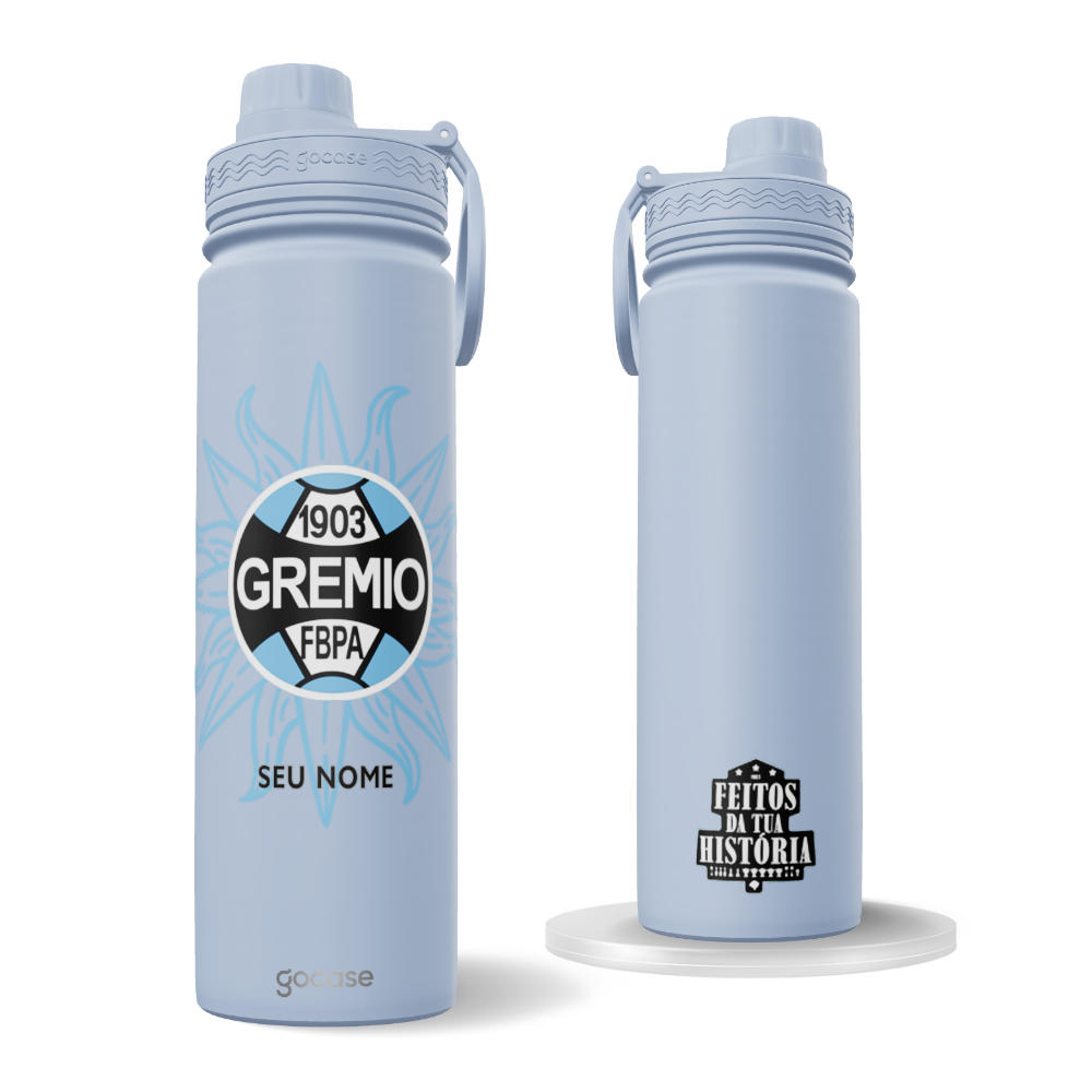 Garrafa Térmica Fresh + Ebook - Grêmio Manto Copeiro