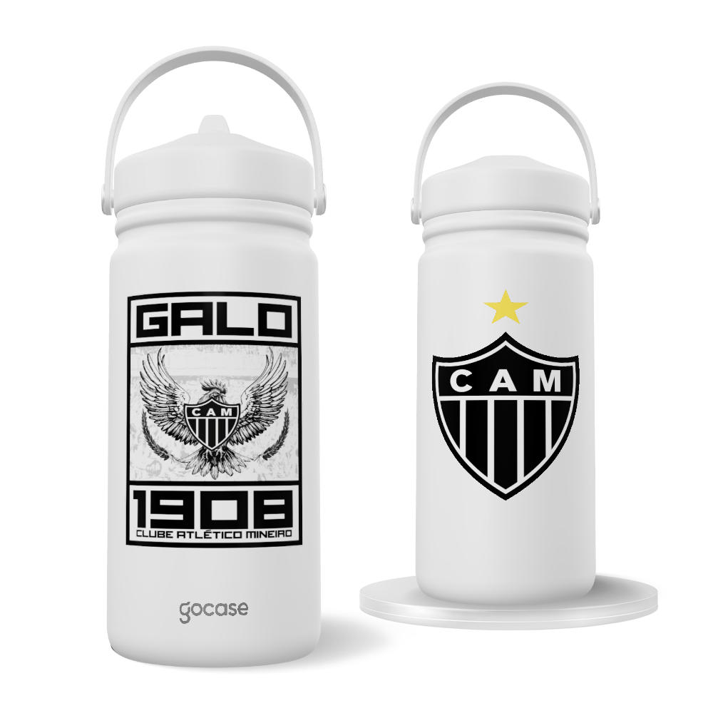Garrafa Térmica Mini - Atlético-MG - Graphic Poster