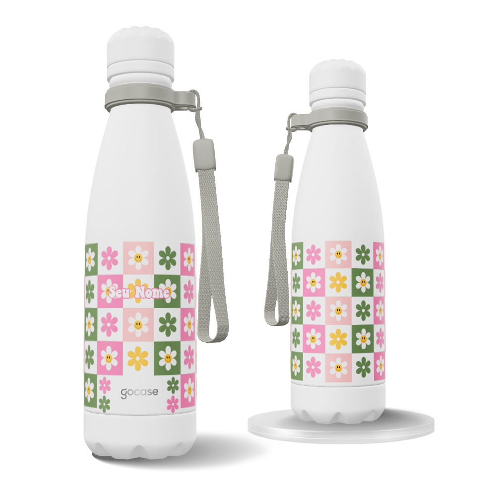 Garrafa Térmica Urban + Ebook - Enchanted Blooms