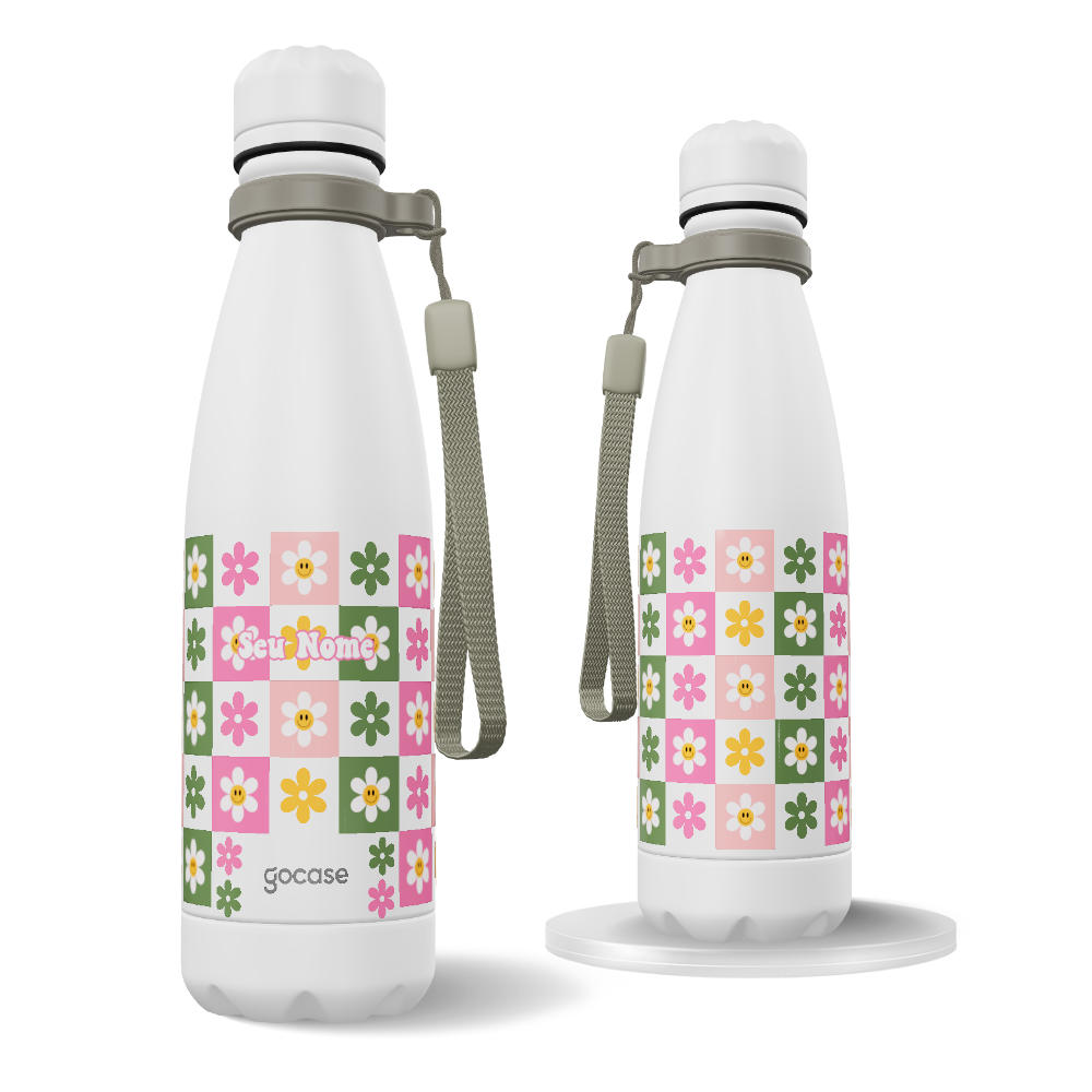 Garrafa Térmica Urban + Ebook - Enchanted Blooms