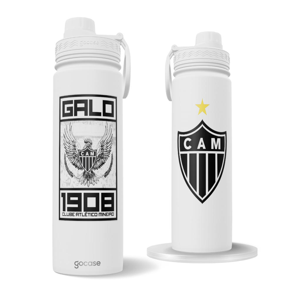 Garrafa Térmica Fresh + Ebook - Atlético-MG - Graphic Poster