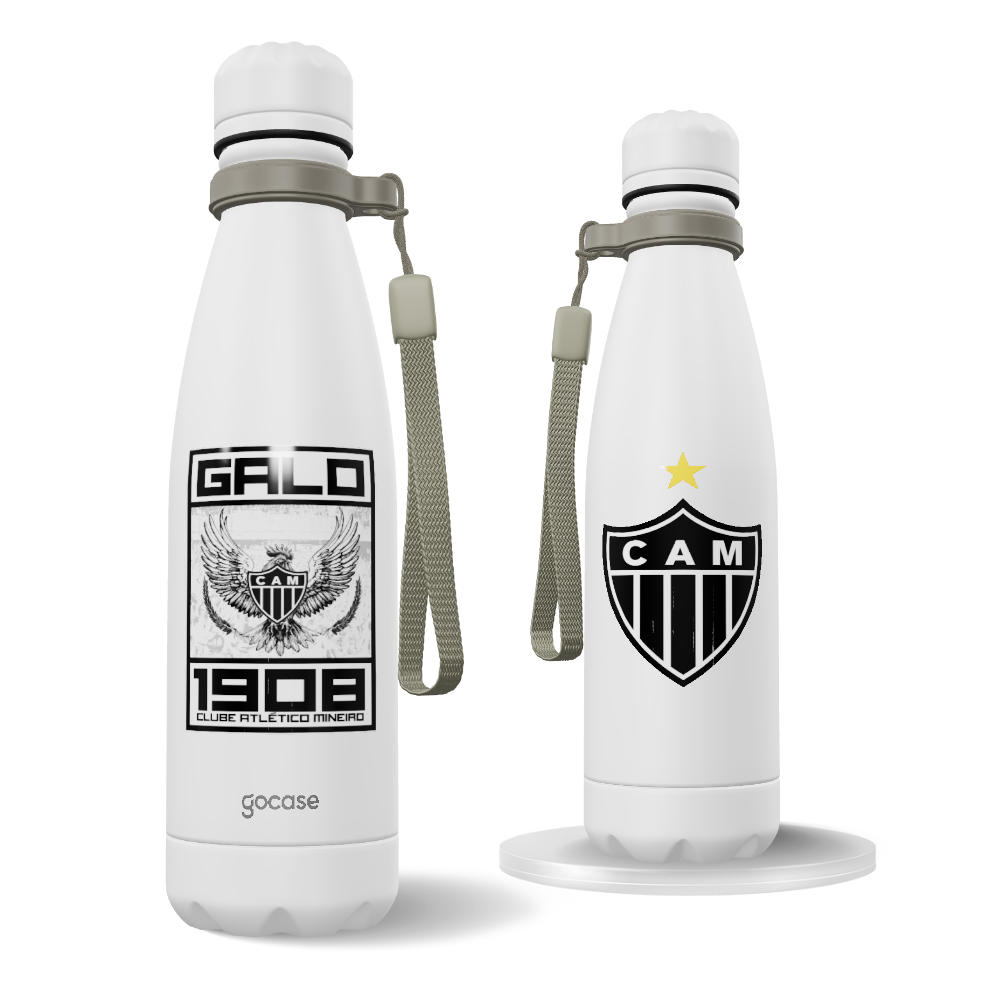 Garrafa Térmica Urban + Ebook - Atlético-MG - Graphic Poster