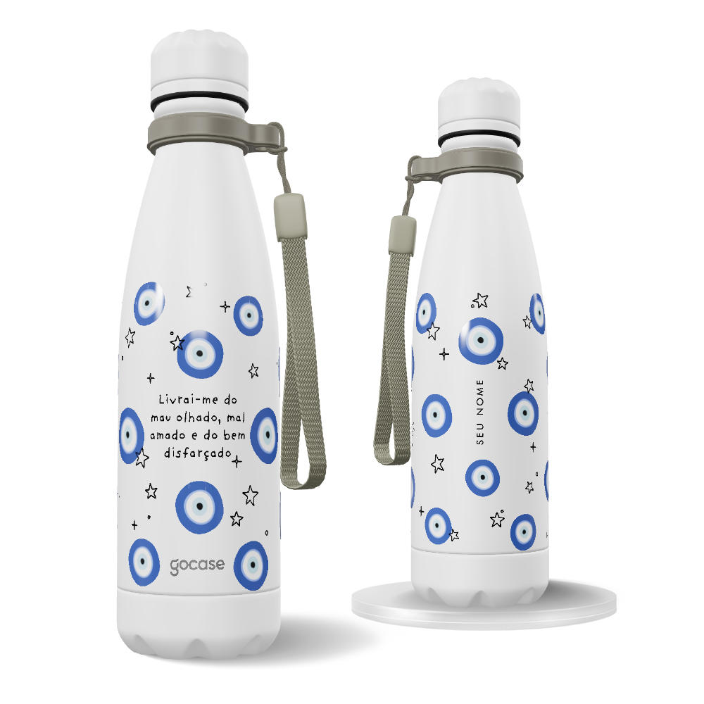 Garrafa Térmica Urban -  Olho Grego - Oração de Proteção