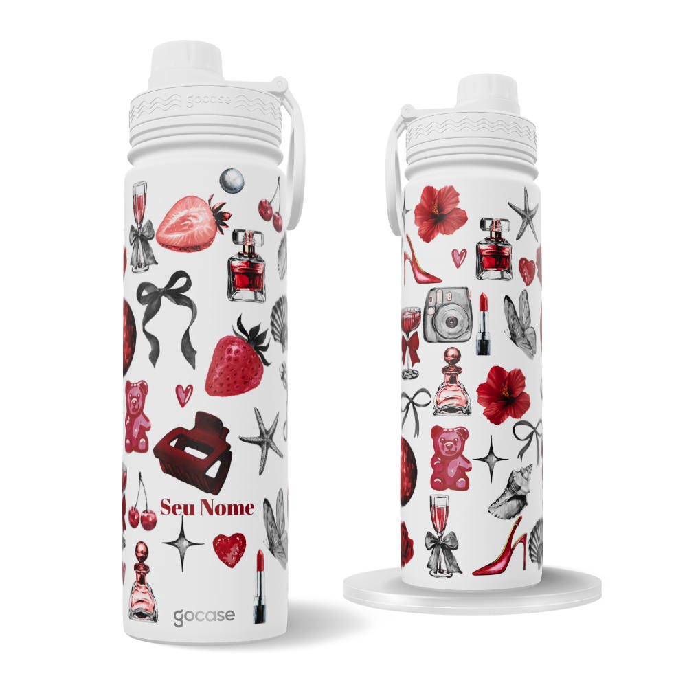 Garrafa Térmica Fresh + Ebook - Fancy Girl