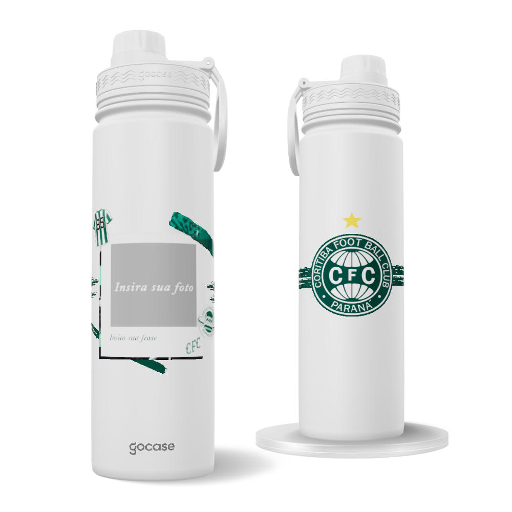 Garrafa Térmica Fresh + Ebook - Coritiba Amor em Campo