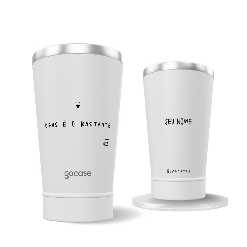 Copo Térmico - Um Cartão - Deus é o Bastante