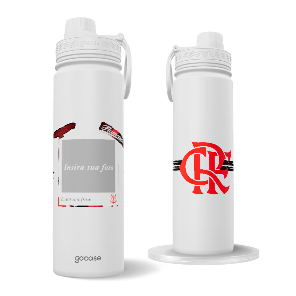 Garrafa Térmica Fresh + Ebook - Flamengo Amor em Campo