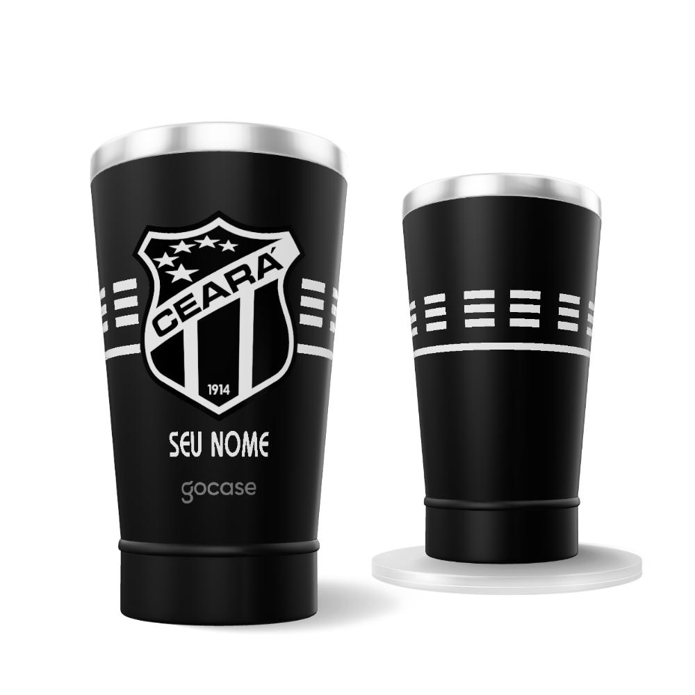 Copo Térmico Cerveja + Ebook -   Ceará - Uniforme 3 2025