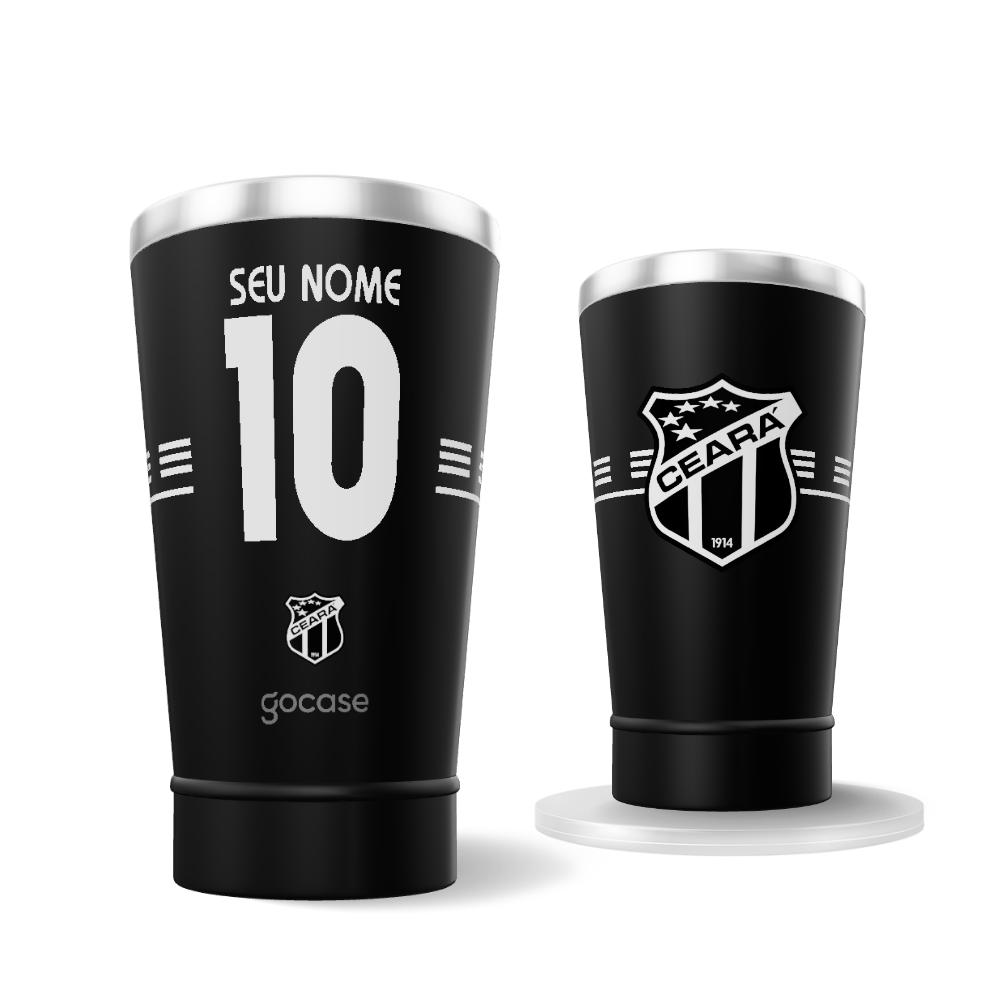 Copo Térmico Cerveja + Ebook -   Ceará - Uniforme 3 2025 P