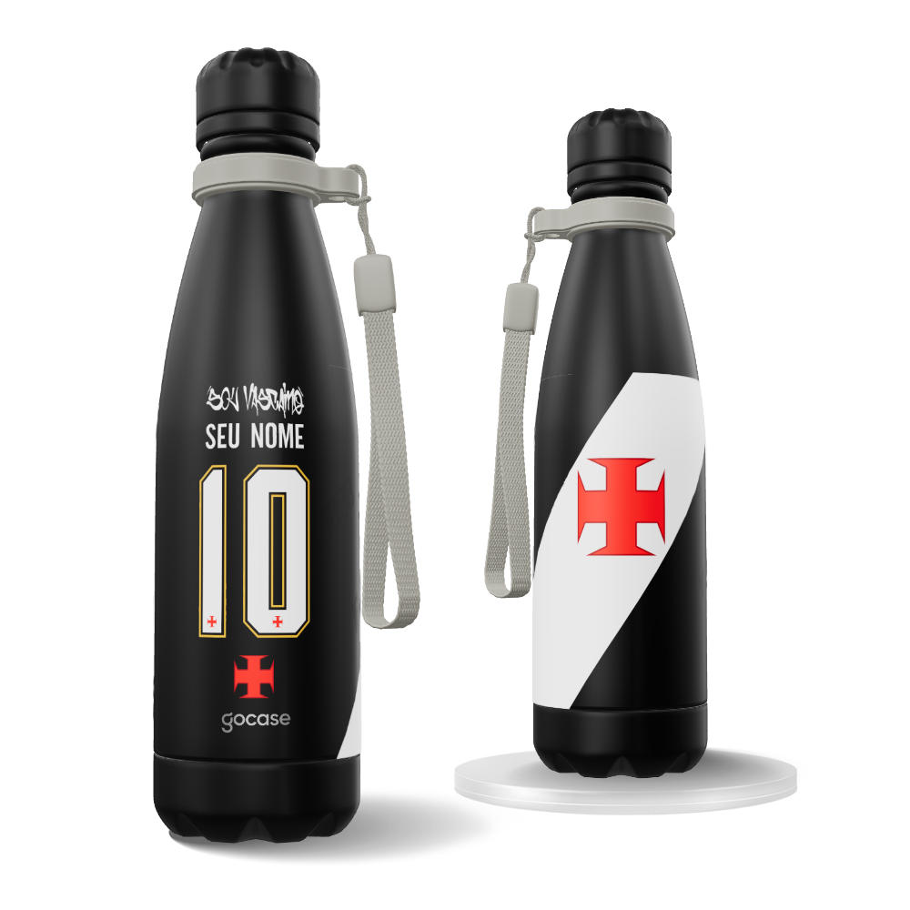 Garrafa Térmica Urban + Ebook - Vasco - Uniforme 1 2025 P