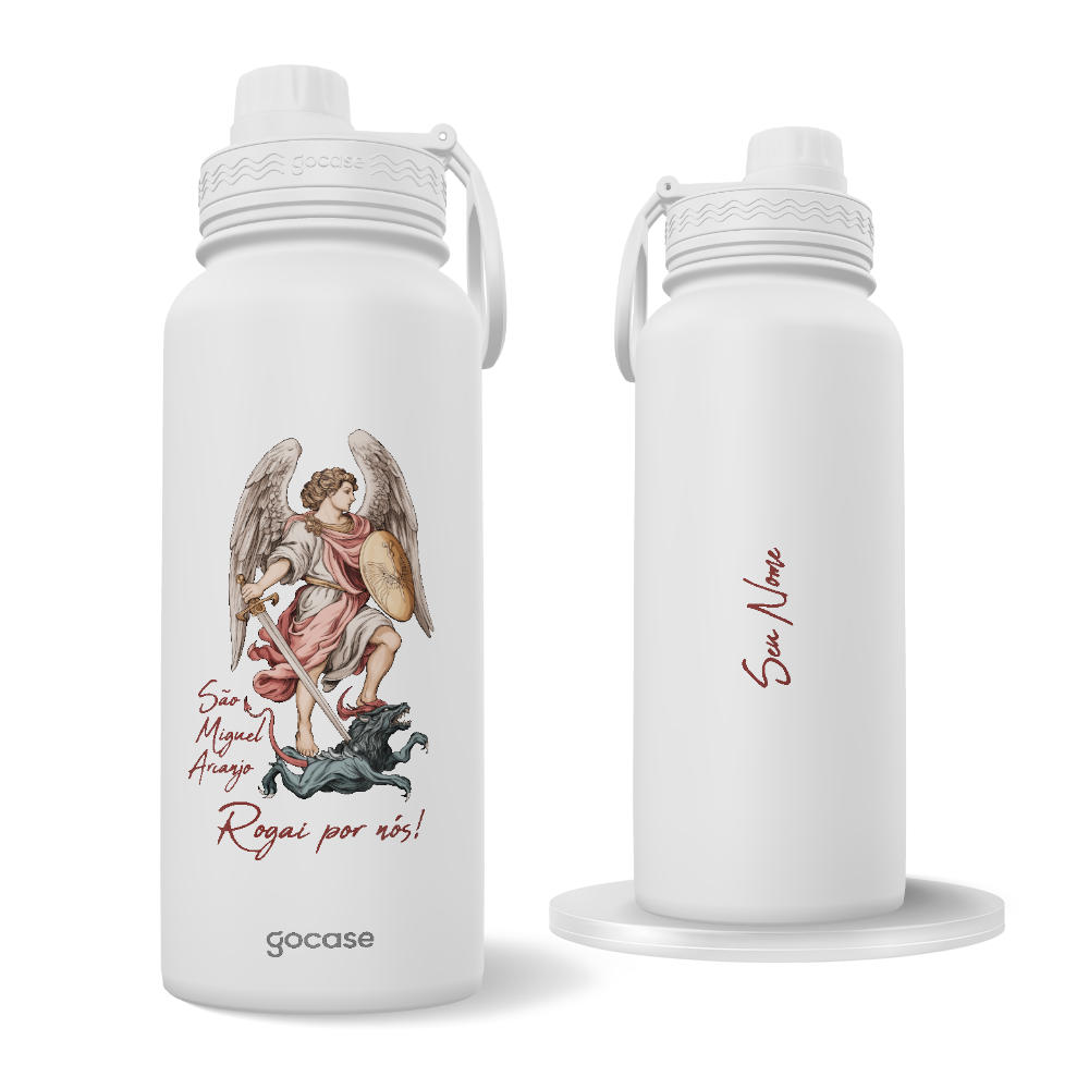 Garrafa Térmica Fresh -  São Miguel Arcanjo, Rogai Por Nós