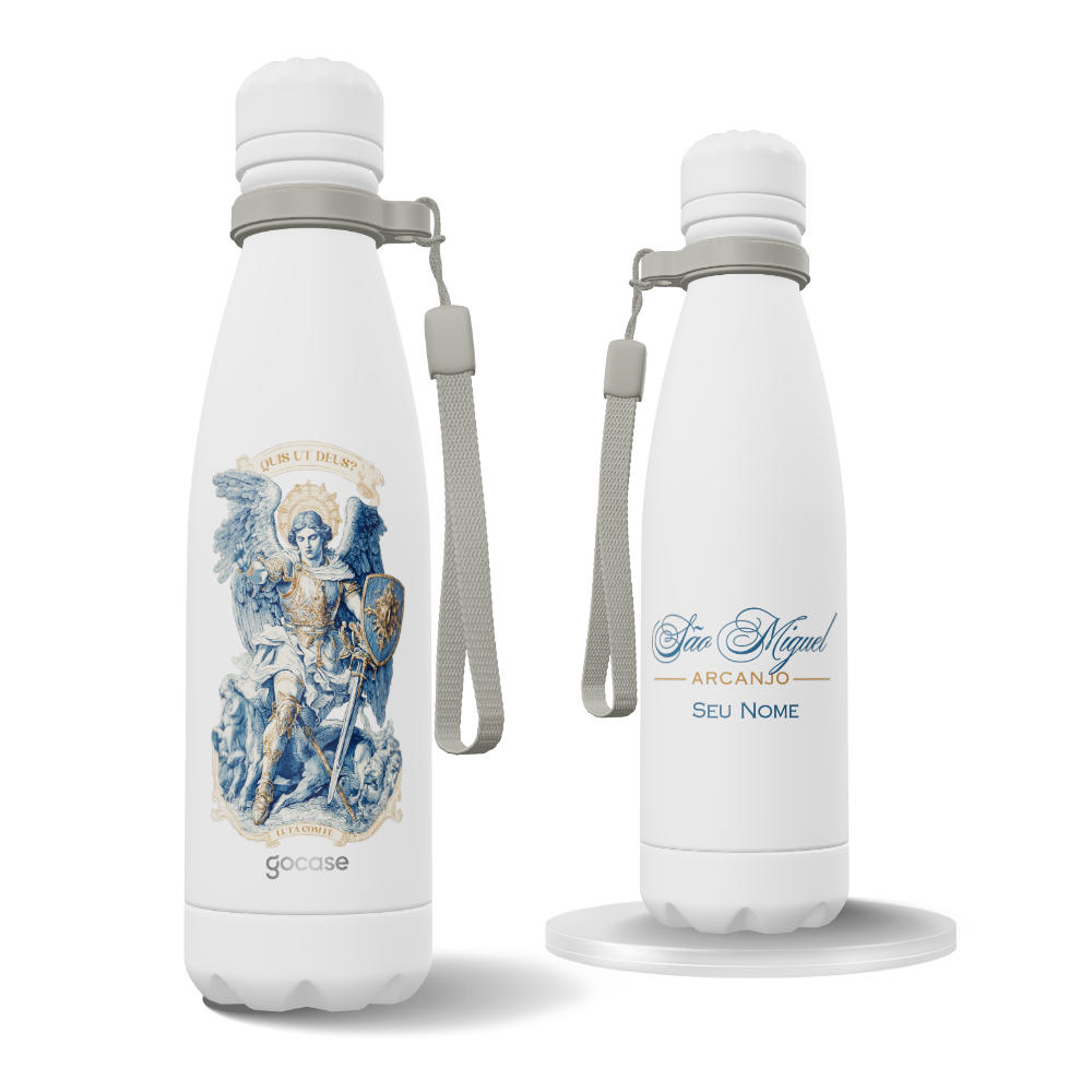 Garrafa Térmica Urban -  São Miguel Arcanjo - Luta com Fé