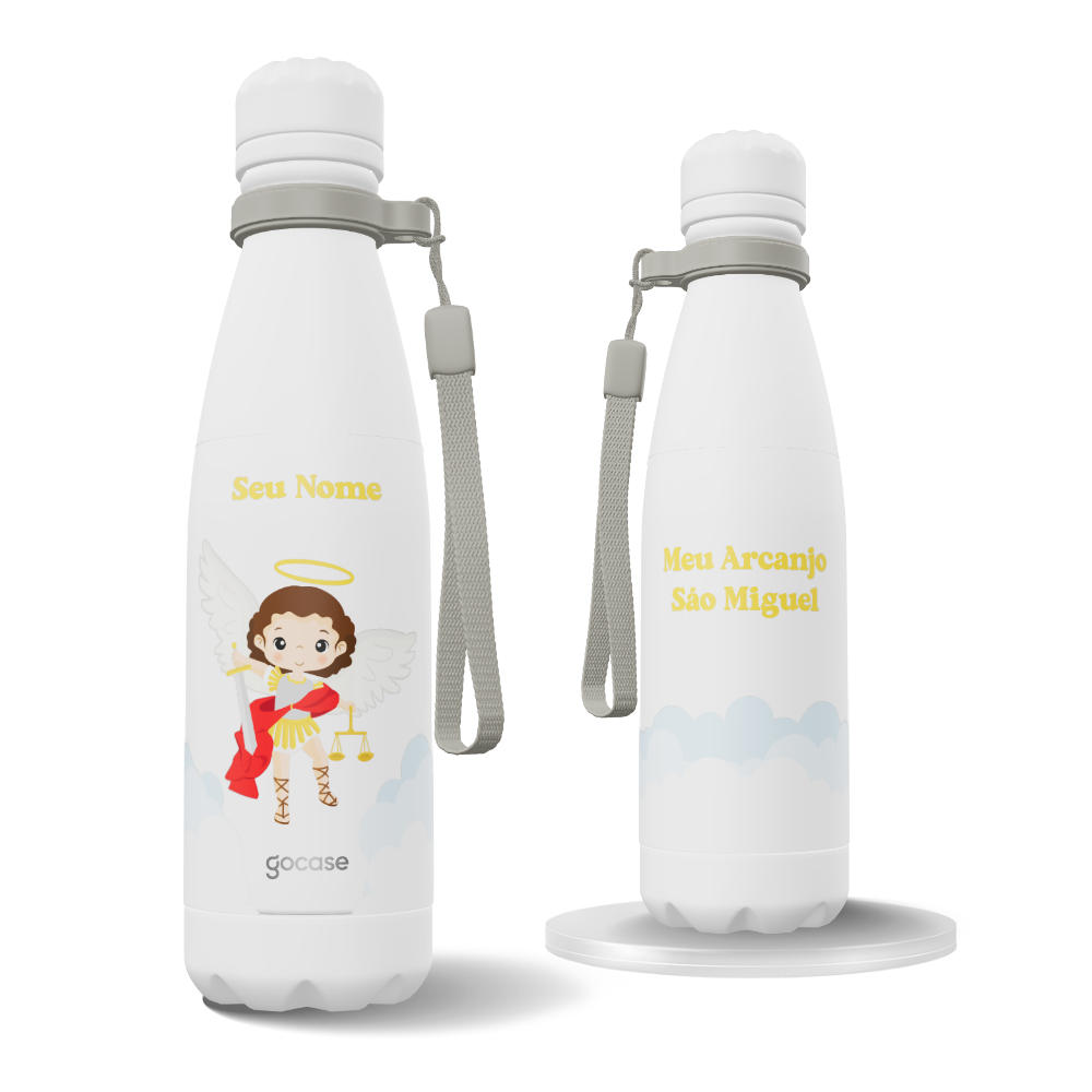 Garrafa Térmica Urban + Ebook - Arcanjo São Miguel Criança