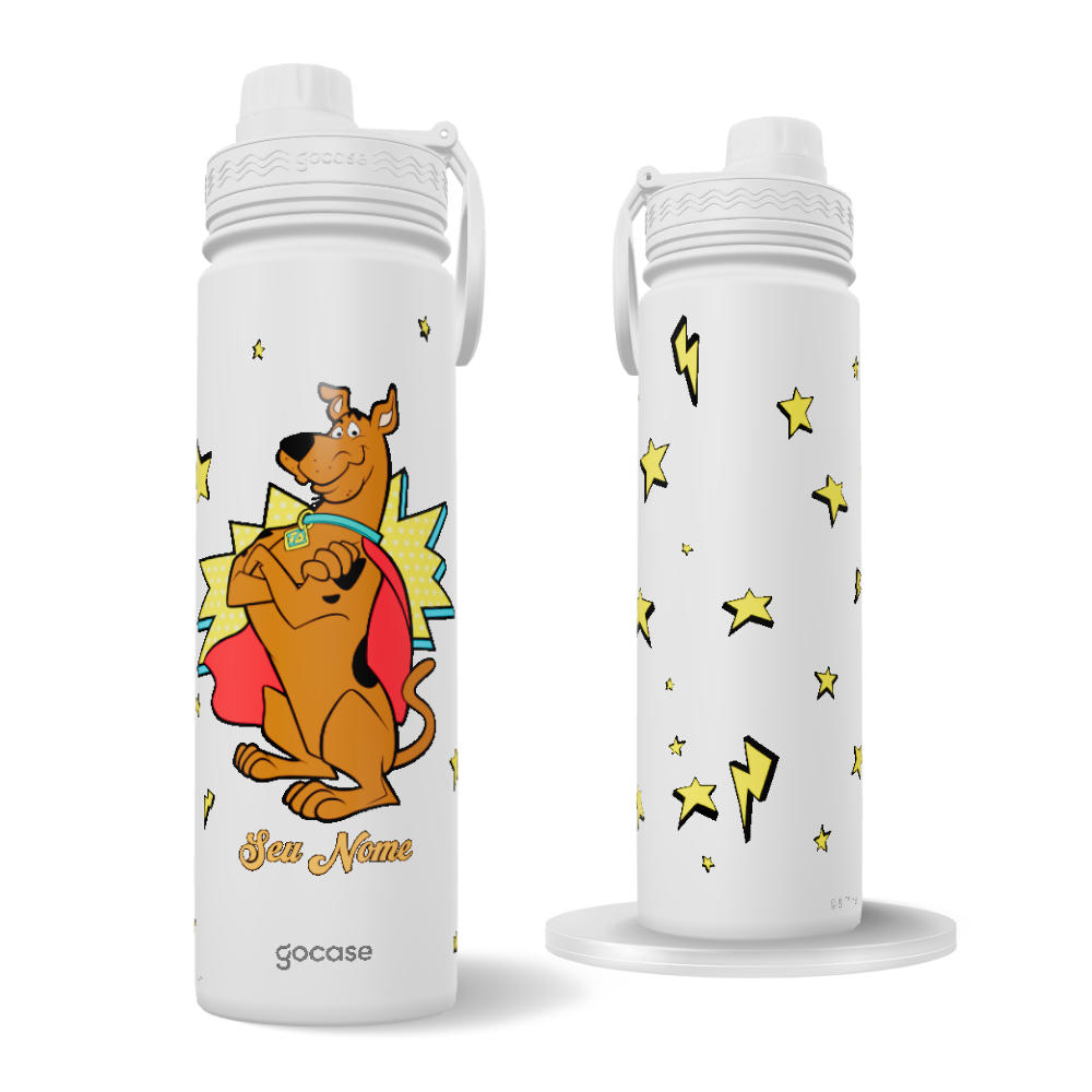 Garrafa Térmica Fresh + Ebook - Scooby-Doo - Scooby Nas Estrelas
